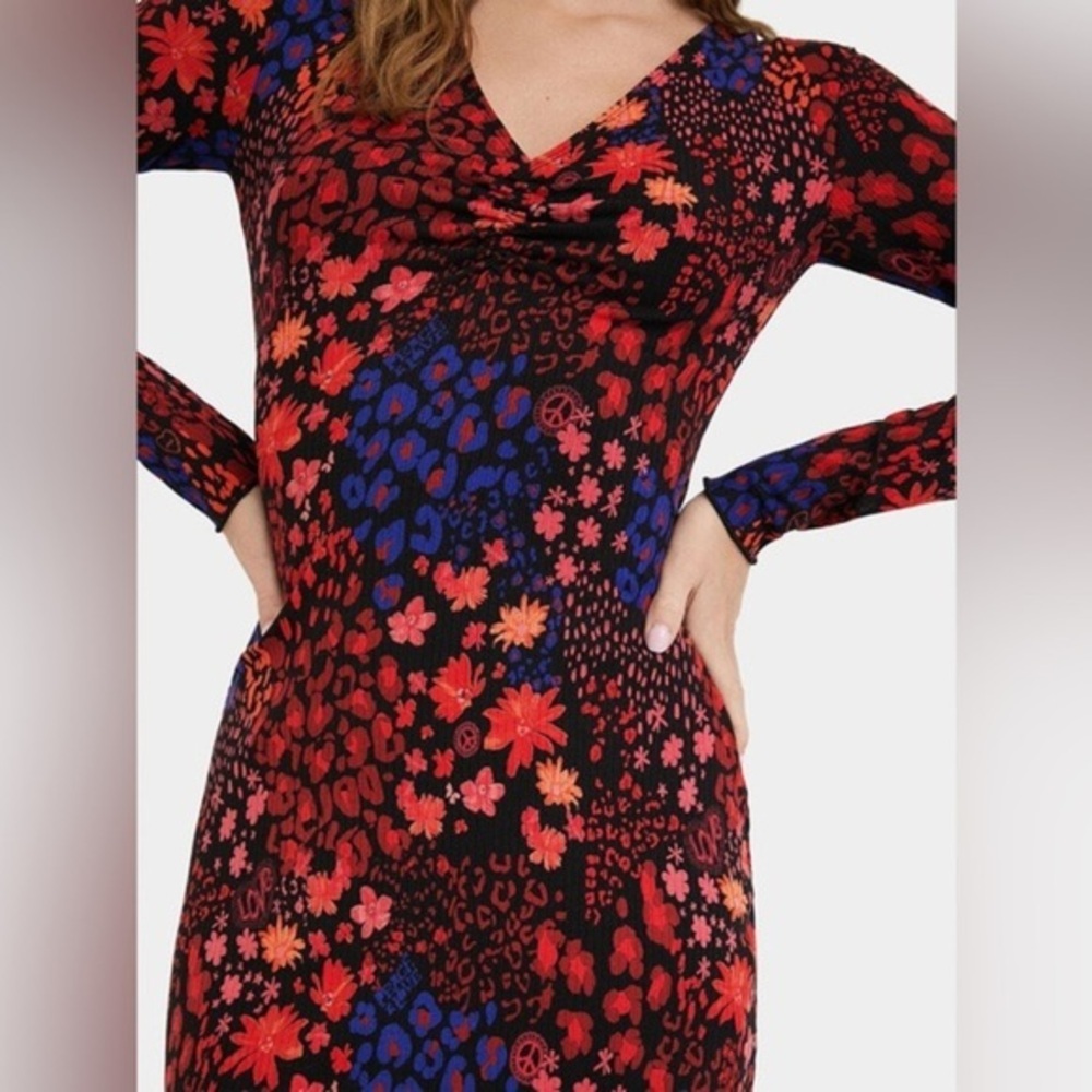NWT Desigual Veronika Floral Mini Dress